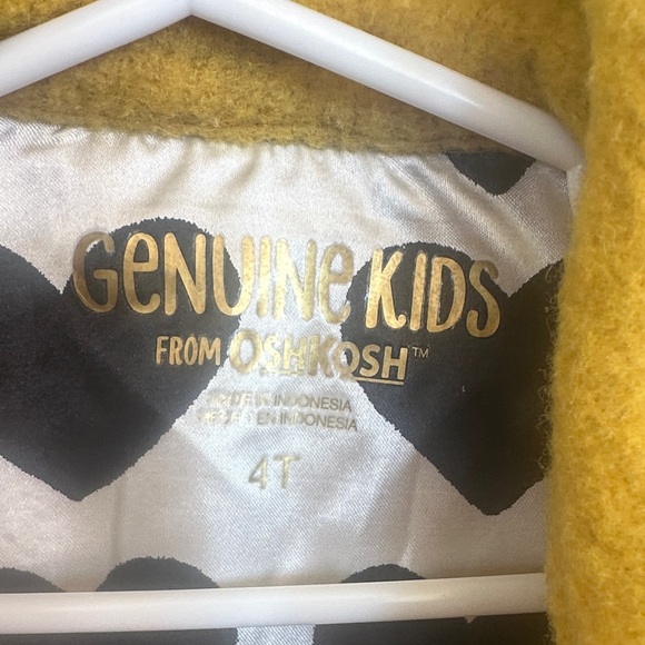 Genuine Kids Yellow Cape Coat - Picture 2 of 3